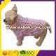 Wholesale beautiful lovely pink 7GG hand knit acrylic winter pet dog sweater