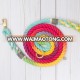 Hands-Free Cotton Rope Dog Leash - Variegated Rainbow